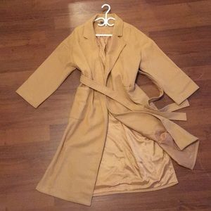 Beige fall/winter coat